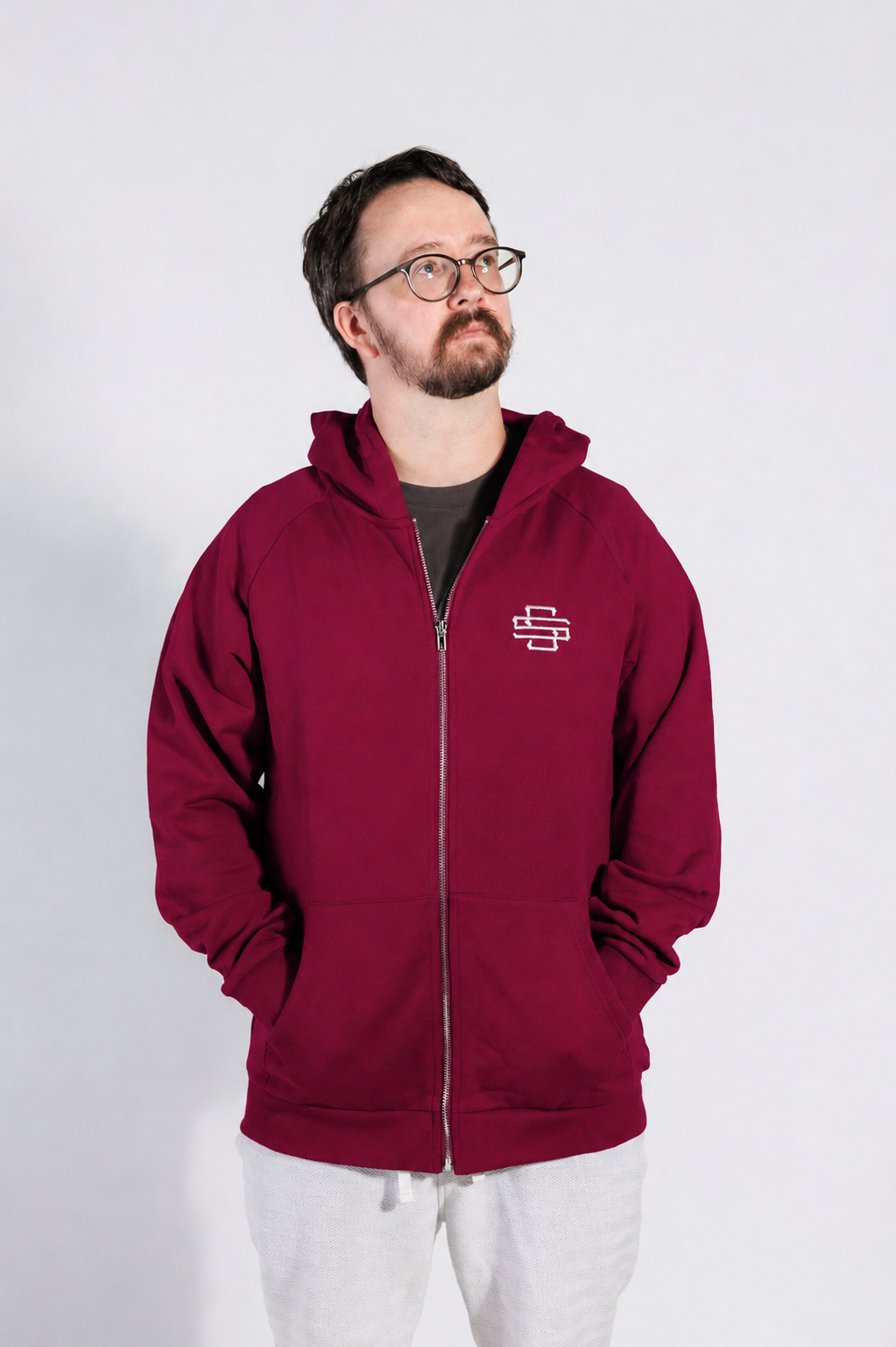 Santagato Studios Script Zip Hoodie